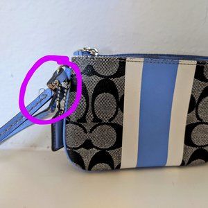 Coach tote with matching wristlet